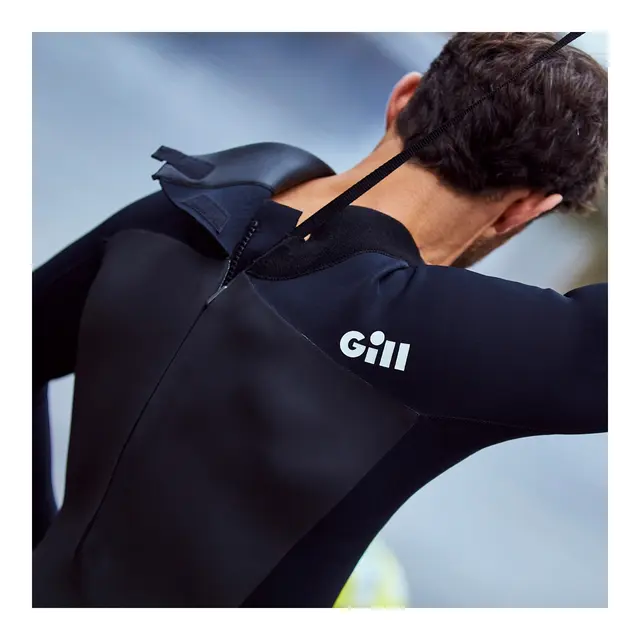 GILL Men's Pursuit Wetsuit 4/3 mm BackZip - Fleksibel våtdrakt 