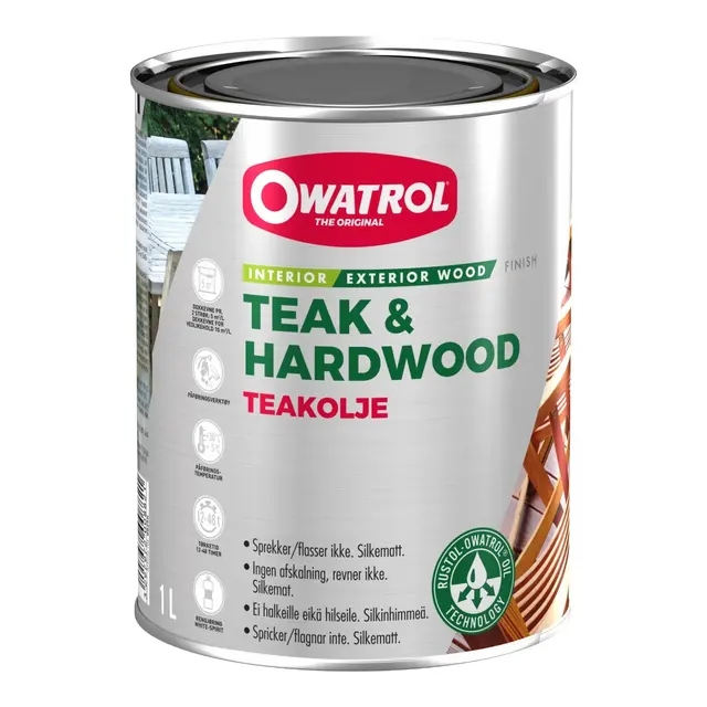 OWATROL Teakolje matt - 0,5L Silkematt finish 