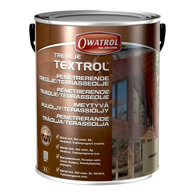 OWATROL Textrol Bryggeolje 2,5L - fargeløs 