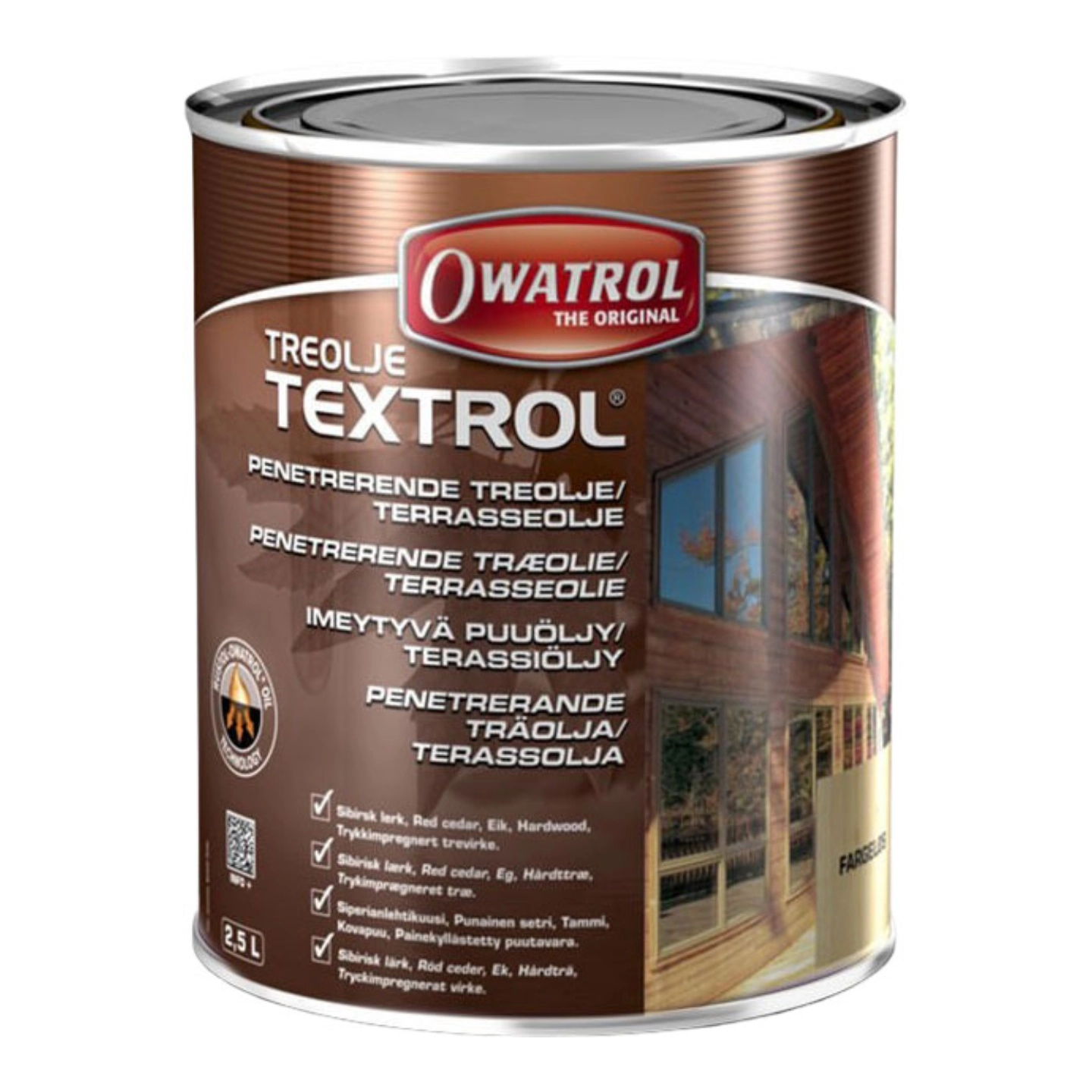 OWATROL Textrol Bryggeolje 2,5L - fargeløs