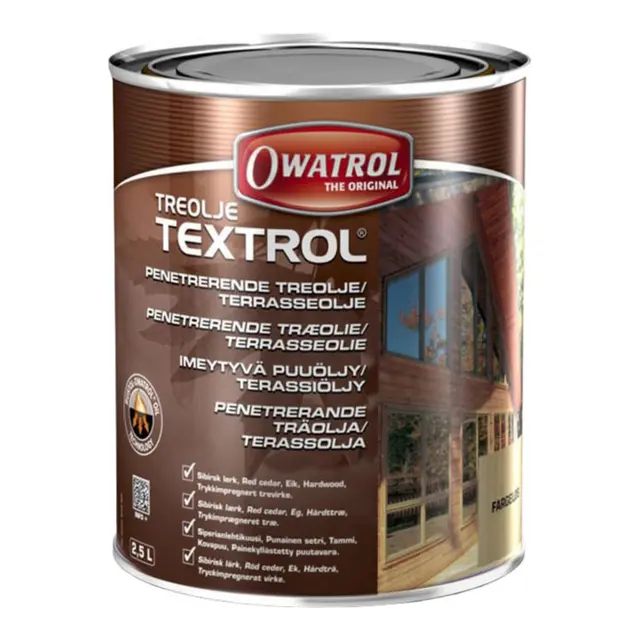OWATROL Textrol Bryggeolje 2,5L - fargeløs 