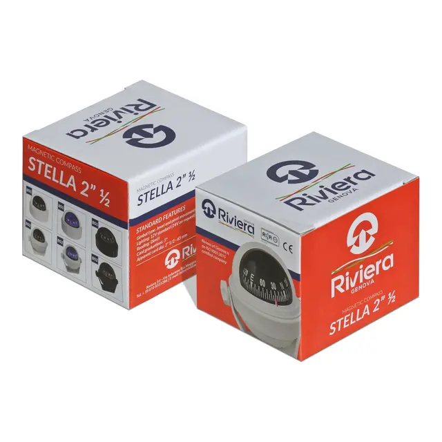 RIVIERA Stella BS1 kompass - sort Ø65mm rose 