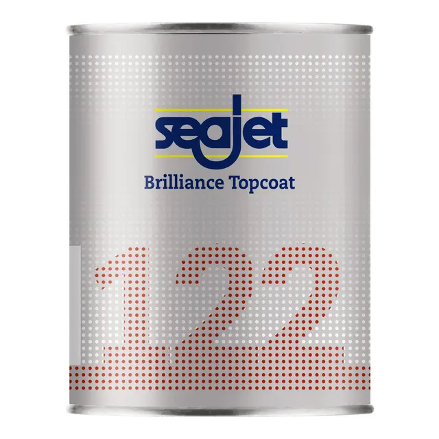 SEAJET 122 Brilliance Topcoat - 0,75l Sort - en-komponent maling 