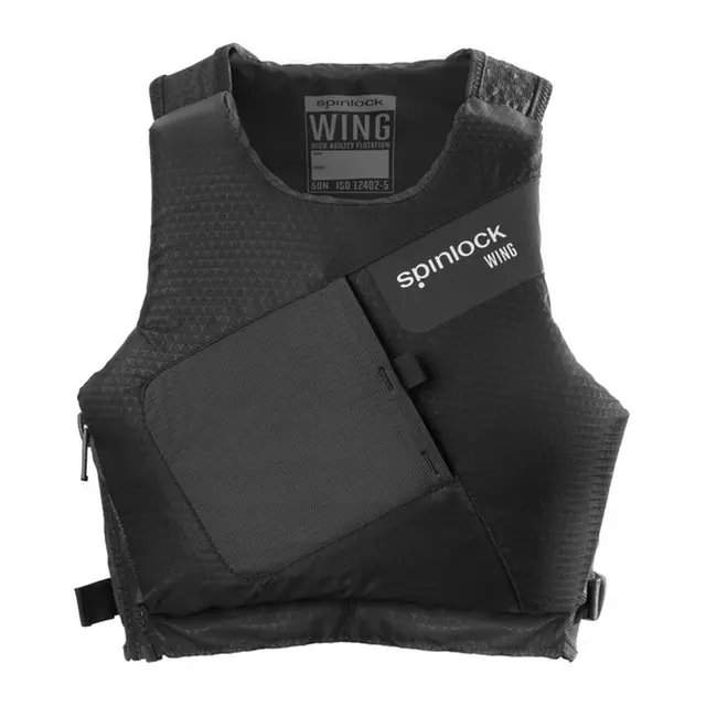 SPINLOCK WING Jolleseilvest sort/graphite, 70 kg ++ (XL) 