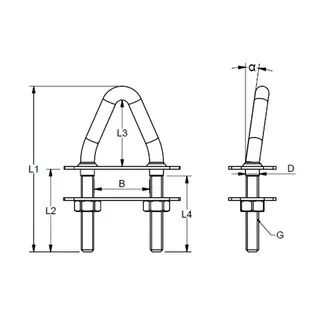 BLUE WAVE R&#248;stjern Blue Wave Bruddstyrke 3500 kg, 8mm