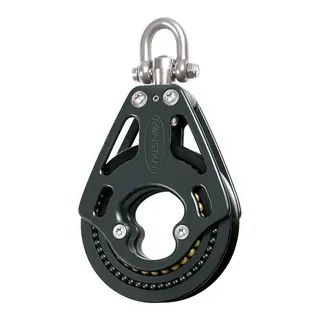 RONSTAN Blokk Orbit 75 enkel hi-load &#216;75mm trinse - 14mm tau - kulelager(BB)
