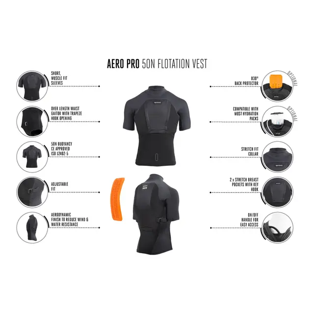 SPINLOCK Flytevest Aero Pro Str. S (40-60 kg) 