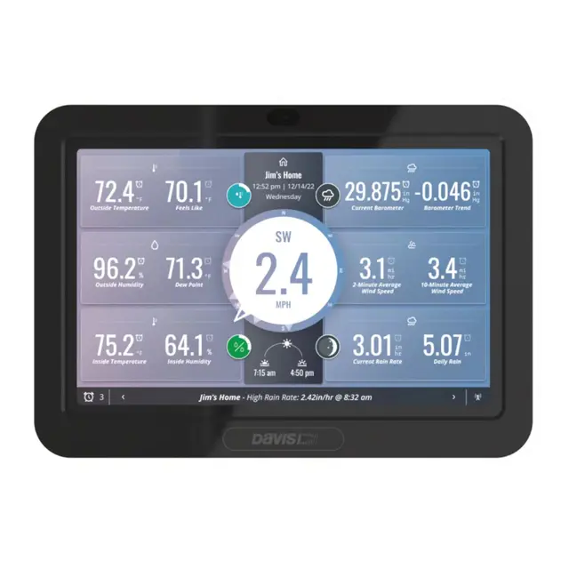 DAVIS Vantage Pro2 Plus værstasjon trådløs -  m/WeatherLink C. - m/ vifte 