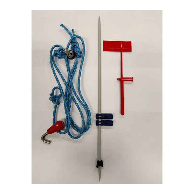 OPTIPARTS Riggpakke, Silver-serie Vindindiaktor, hook in blokk, 2 pinner 