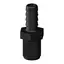 TRUDESIGN Slangekopling R½" / Ø13mm 90557 - Sort