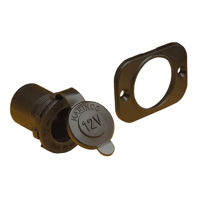 BEP Kontakt for sigarettenner m/plate 