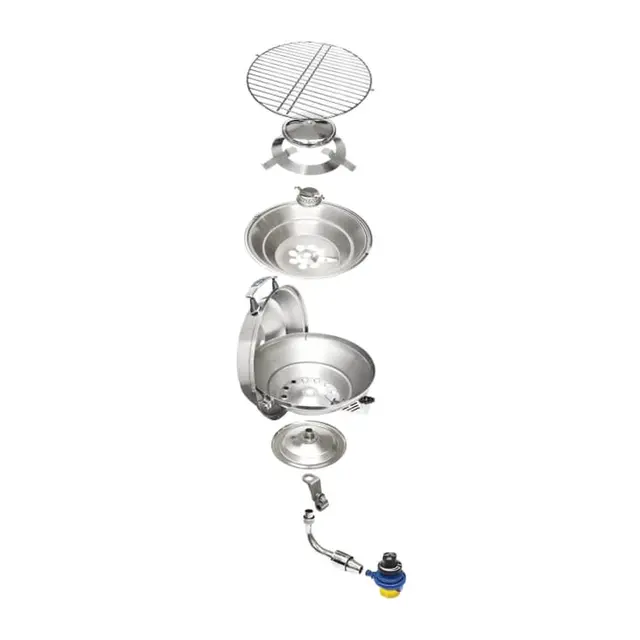 MAGMA Gassgrill - Kettle Party size Ø43cm - m/elektronisk tenning 