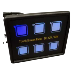 1852M Bryterpanel - 6 touch brytere 12V