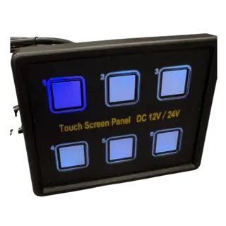 1852M Bryterpanel - 6 touch brytere 12V
