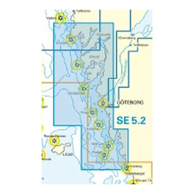NV-CHARTS Atlas SE 5.2 Vestsverige Sør Svenske Vestkusten Sødra 