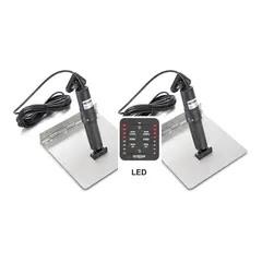LECTROTAB Trimplan komplett alu&#160;9x12&quot; Kit inkl. bryterpanel m/LED indikatorer