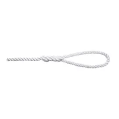 1852M Fort&#248;yningsline, 3-sl&#229;tt &#216;10mm x 6m - Hvit polyester