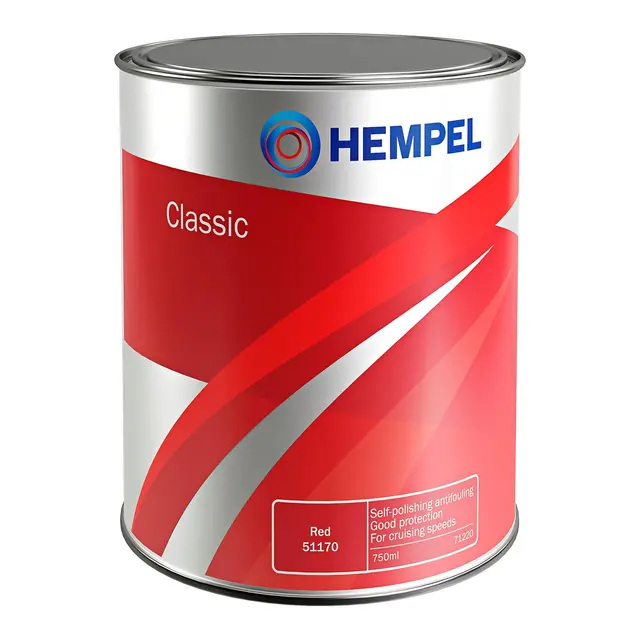 HEMPEL Classic bunnstoff 5l Rødbrun (5000) - Velegnet for trebåt 