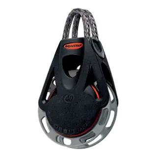 RONSTAN Tikkeblokk Orbit 40 enkel auto Ø40mm trinse - 9mm tau - auto 