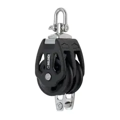 SELD&#200;N Blokk PBB50 dobbel/hundsvott m/glidelager, &#216;50mm trinser