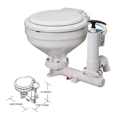 TMC Pumpetoalett &quot;Standard&quot; Regular -&#160;47x41x33 cm
