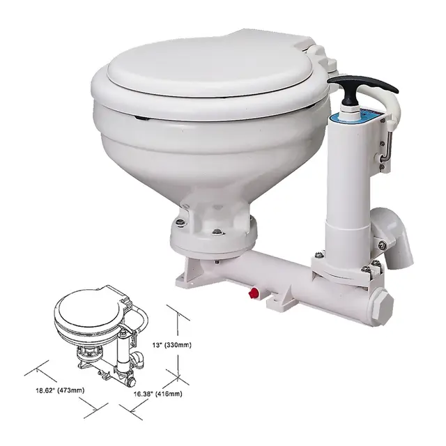 TMC Pumpetoalett "Standard" Regular - 47x41x33 cm 