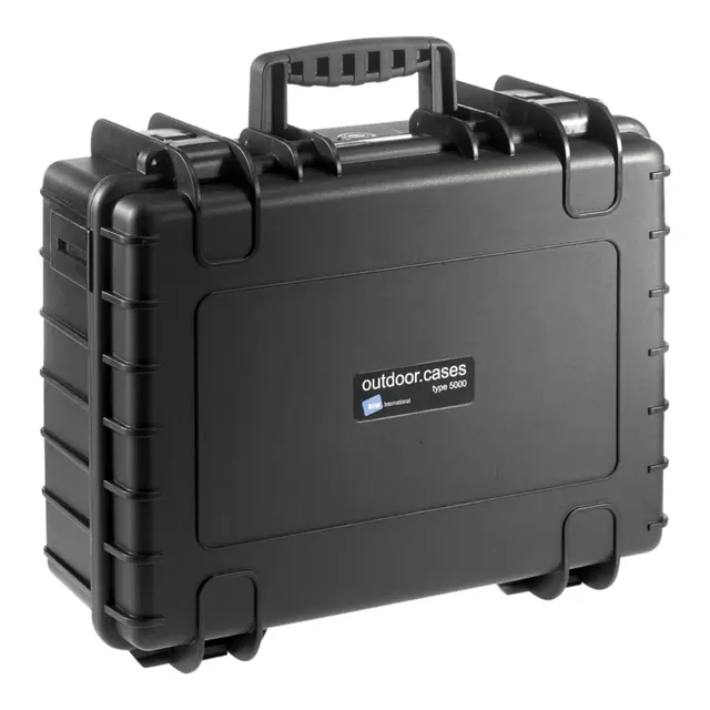 B&W Outdoor Case Type 5000 - Sort Multirom inndelere - 510 x 420 x 215 mm 