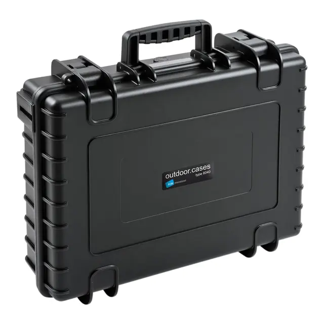 B&W Outdoor Case Type 6040 - Sort Uten innlegg (tom) - 510 x 420 x 150 mm 