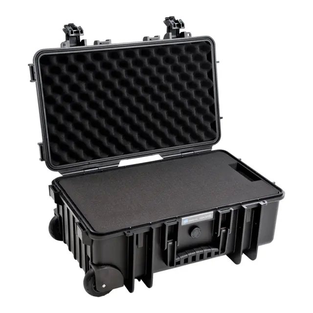 B&W Outdoor Case Type 6600 - Sort Skuminnlegg universal- 550 x 350 x 225mm 