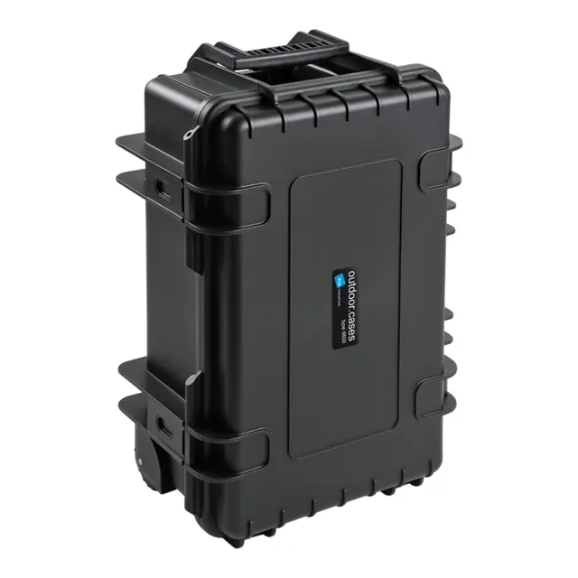 B&W Outdoor Case Type 6600 - Sort Multirom inndeling - 550 x 350 x 225 mm 