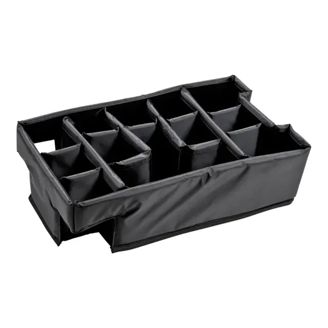 B&W Outdoor Case Type 6600 - Sort Multirom inndeling - 550 x 350 x 225 mm 