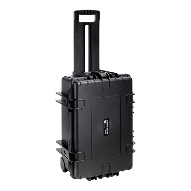 B&W Outdoor Case Type 6700 - Sort Multirom inndelere - 660 x 420 x 265 mm 