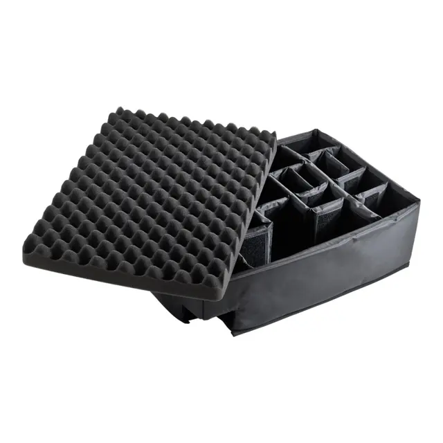 B&W Outdoor Case Type 6700 - Sort Multirom inndelere - 660 x 420 x 265 mm 