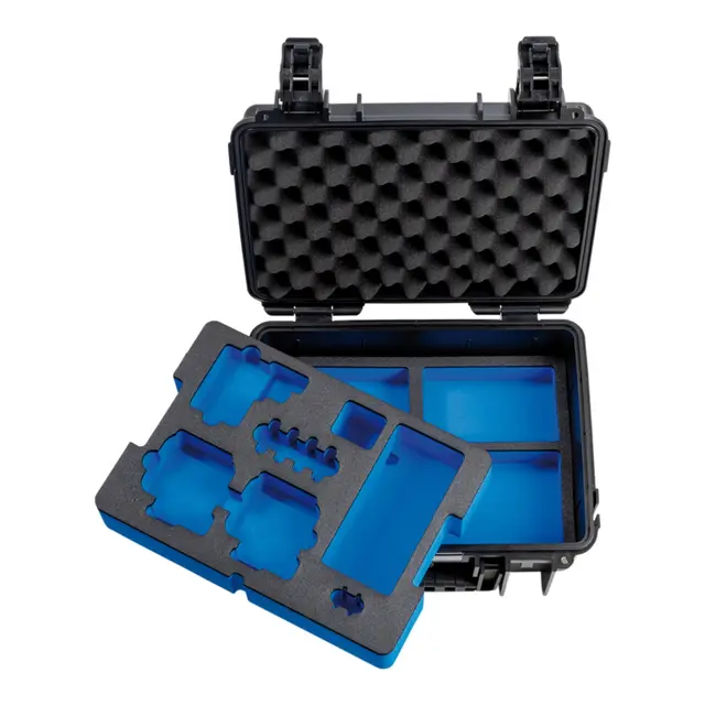 B&W Outdoor Case Type 3000 - Sort for 2x GoPro Hero 8 - 365 x 295 x 170 mm 