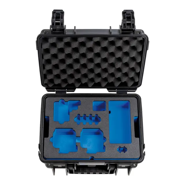 B&W Outdoor Case Type 3000 - Sort for 2x GoPro Hero 8 - 365 x 295 x 170 mm 