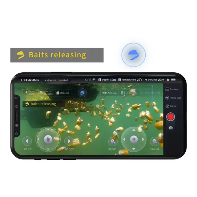 CHASING F1 Pro Fiske kamera 20m dybde kamera 