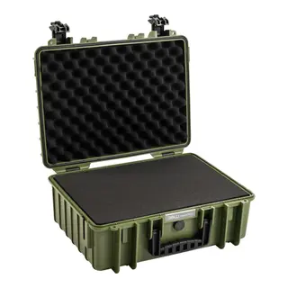 B&amp;W Outdoor Case Type 5000 - Mørkegrønn Skuminnlegg universal- 470 x 365 x 190mm