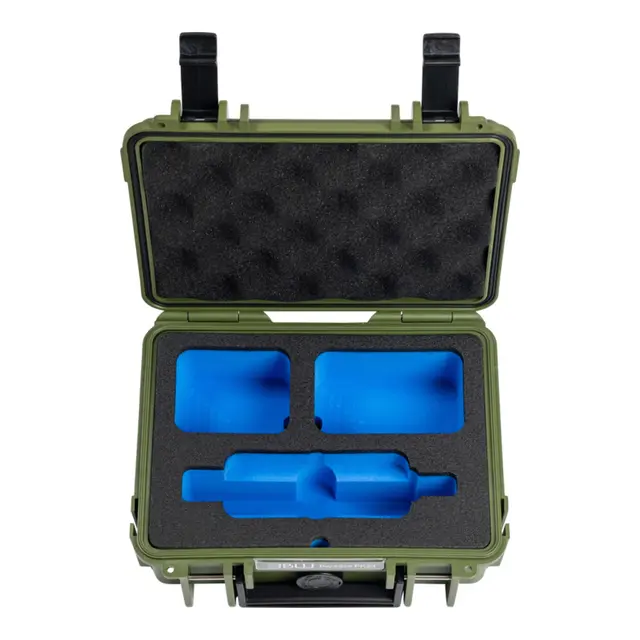 B&W Outdoor Case Type 500 - Mørk Grønn for Insta360 X3 - 230 x 180 x 90mm 