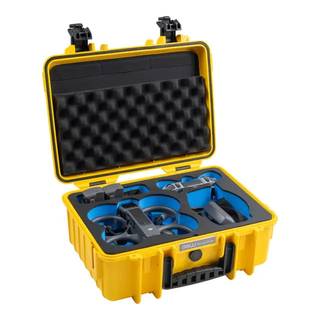B&W Outdoor Case Type 4000 - Gul for DJI Avata 2 - 420 x 325 x 180 mm 