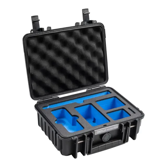B&W Outdoor Case Type 1000 - Sort Insta360 X4 - 270 x 215 x 105 mm 
