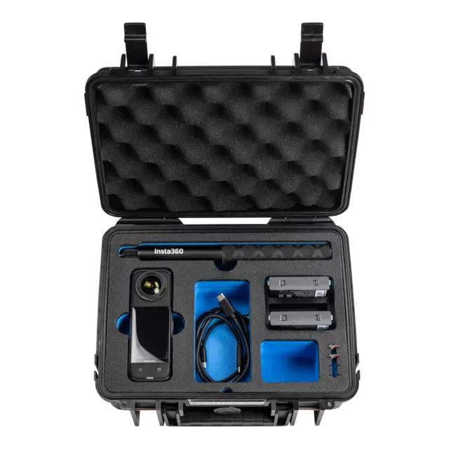 B&W Outdoor Case Type 1000 - Sort Insta360 X4 - 270 x 215 x 105 mm 