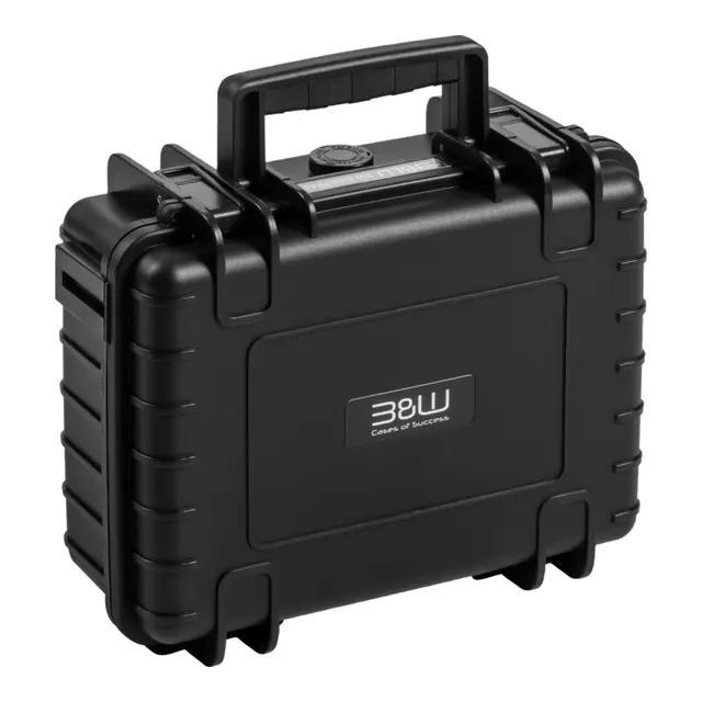 B&W Outdoor Case Type 1000 - Sort Insta360 X4/ X5 - 270 x 215 x 105 mm 