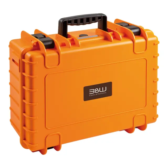 B&W Outdoor Case Type 5000 - Orange for DJI Mavic 4 Pro - 470 x 365 x 190 mm 