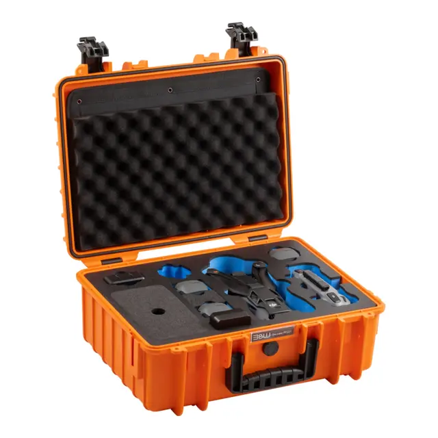 B&W Outdoor Case Type 5000 - Orange for DJI Mavic 4 Pro - 470 x 365 x 190 mm 