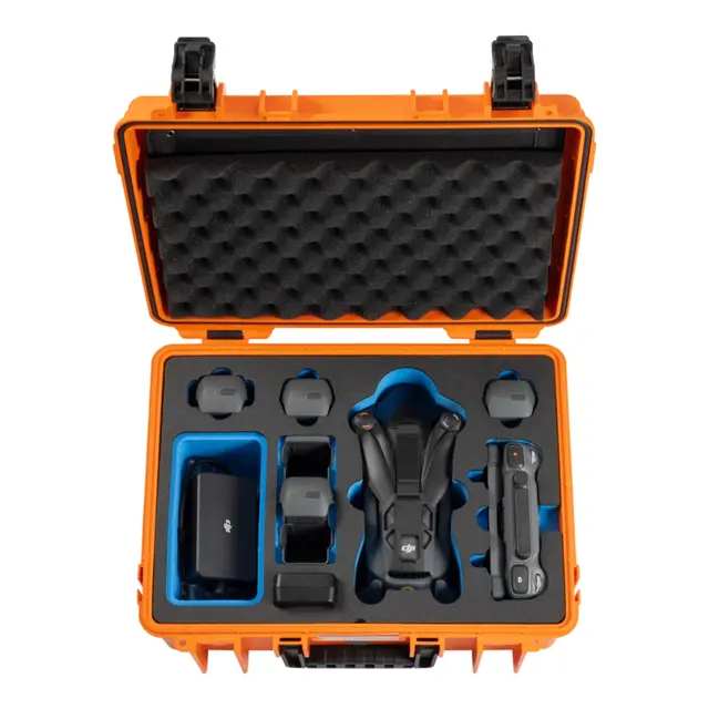 B&W Outdoor Case Type 5000 - Orange for DJI Mavic 4 Pro - 470 x 365 x 190 mm 