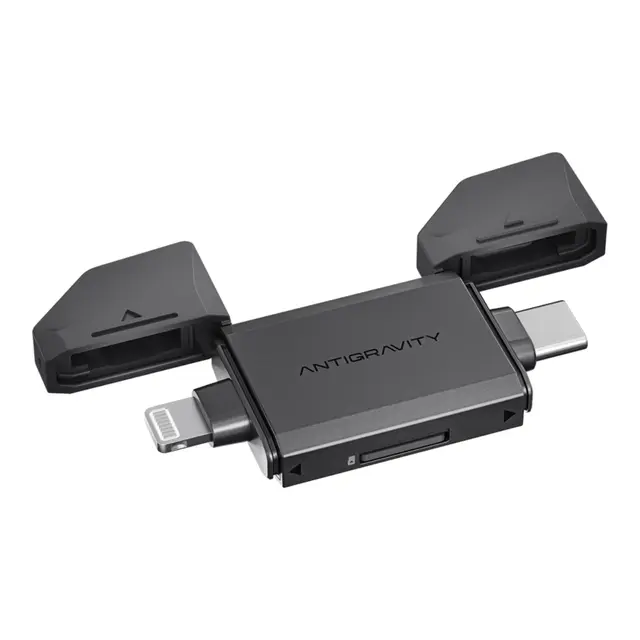 ANTIGRAVITY Quick Reader Minnekortleser for Telefon / Nettbrett 