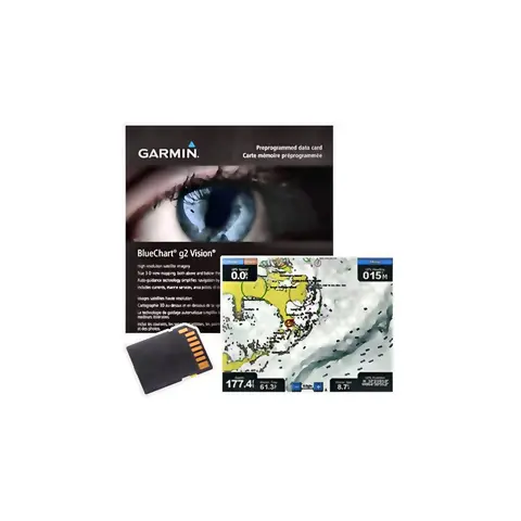 GARMIN Bluechart g3 Vision HD B&#229;tkart til Garmin - 3D - Autoguidance