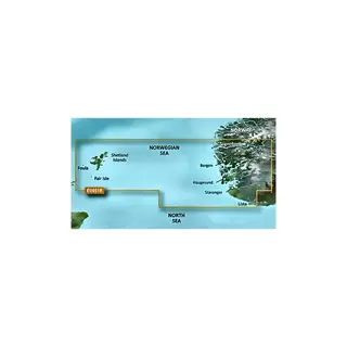 GARMIN Bluechart g3 - R HXEU051R: Lista-Sognefjorden