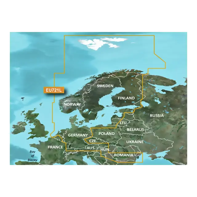 GARMIN Bluechart g3 Vision HD - L VEU721L: Nord-Europa 