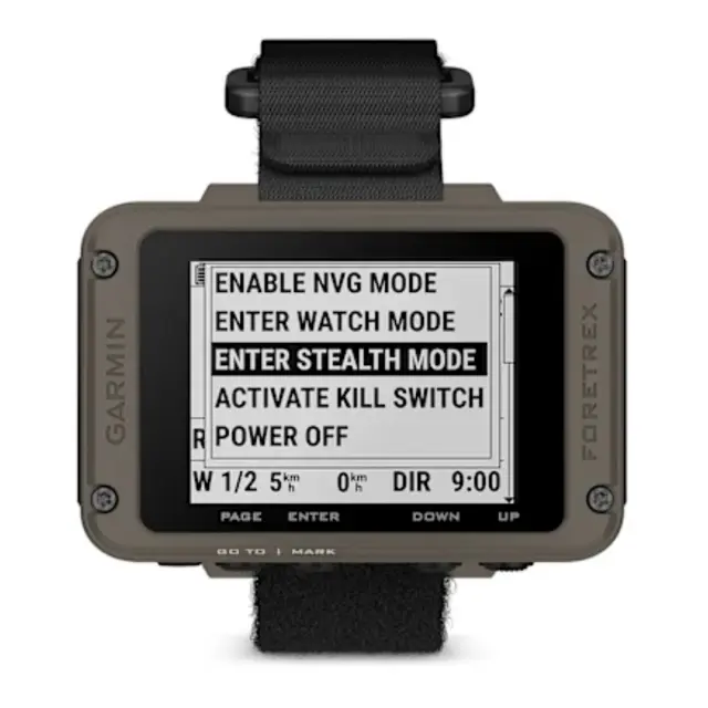 GARMIN Foretrex 901 Ballistic Edition GPS navigasjonsenhet for håndleddet 